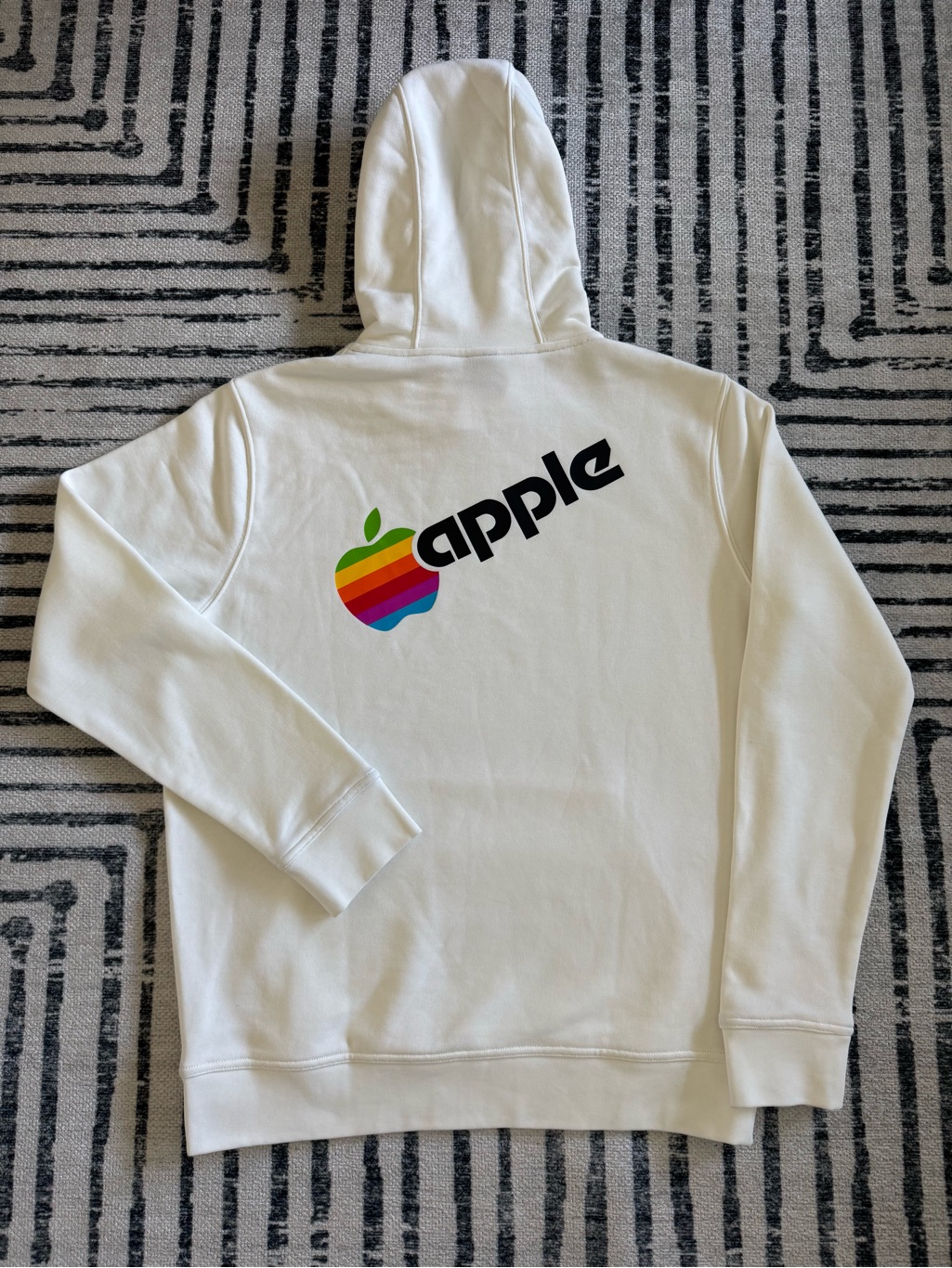 Apple Park- Angled Spectrum Logo Hoodie- Size S